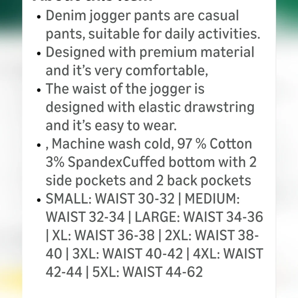 Americano Men's Vintage Drop Crotch Denim Jogger Casual Pants Gray